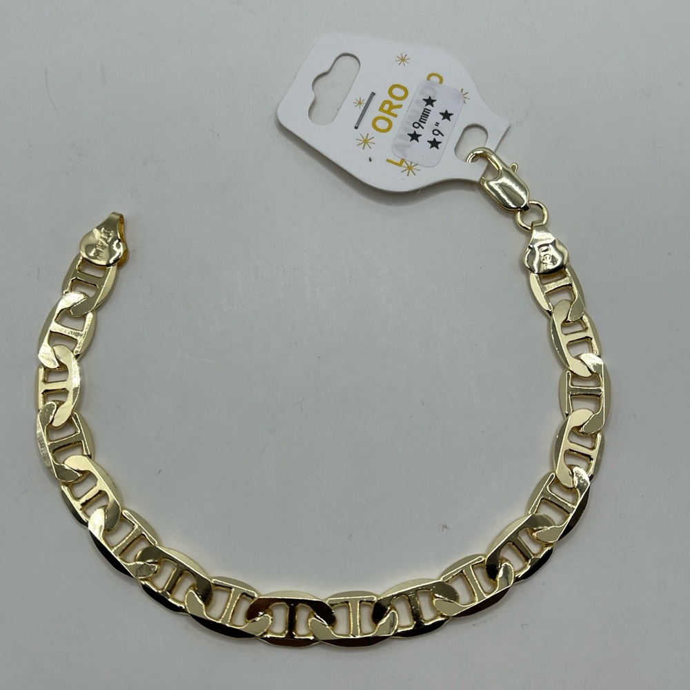 Gold filled Chain Bracelet for men’s 9mm